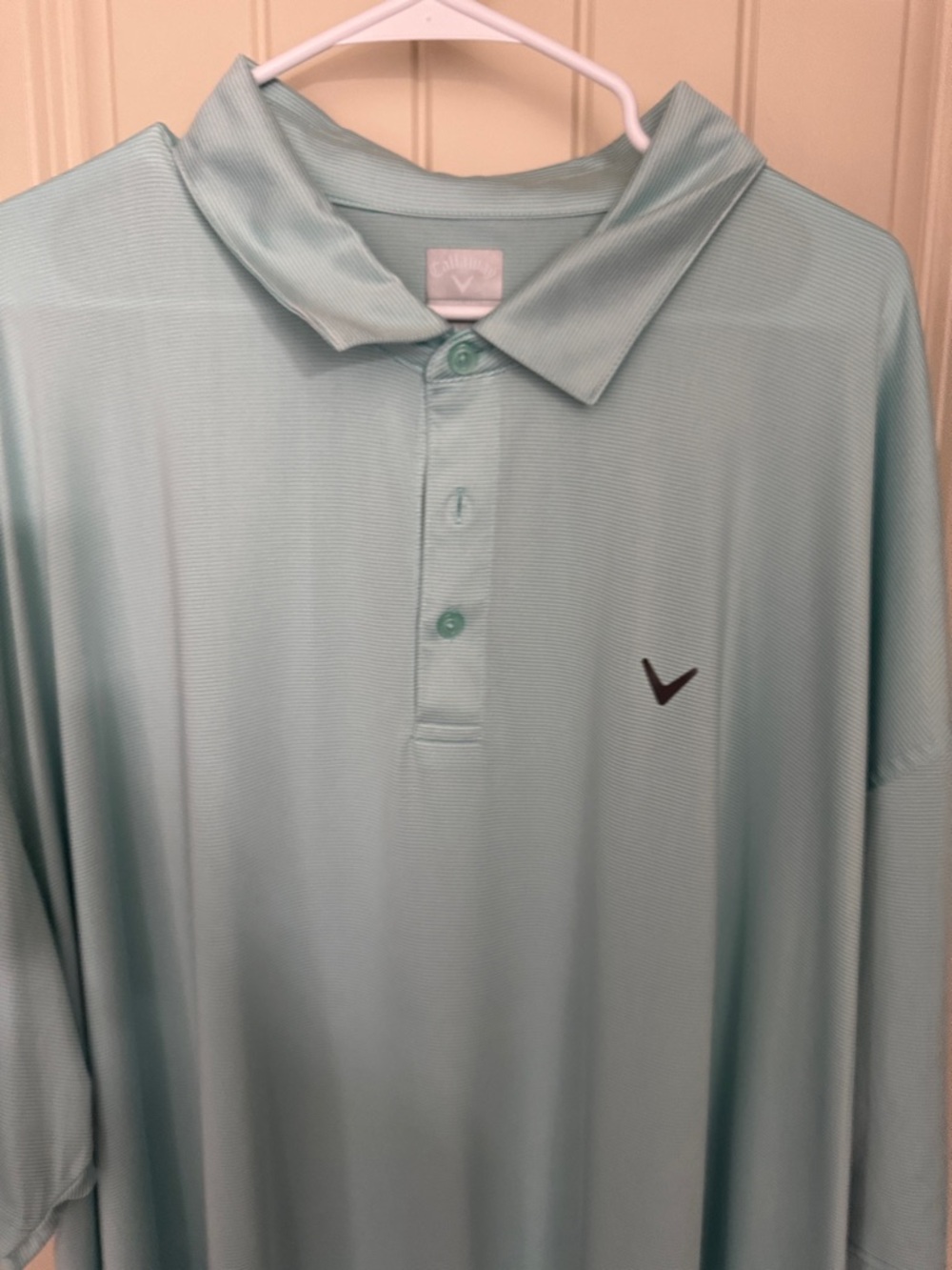 Callaway Light Mint Green Men’s Performance Polo